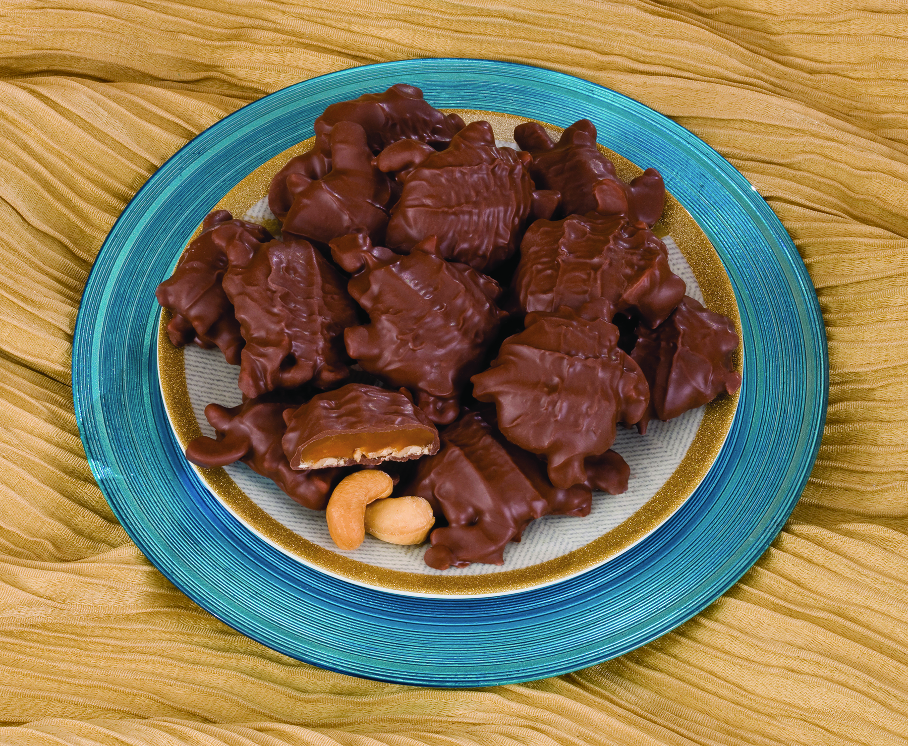 Cashew Caramel Clusters