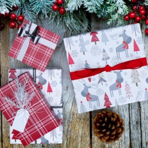 Merry Christmoose JUMBO Reversible Roll
