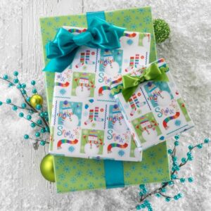 Let it Snow Jumbo Gift Wrap