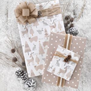 Peace Love and Joy Gift Wrap
