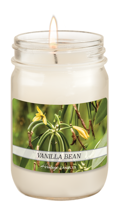 Premium Scent Vanilla Bean 12 oz Candle