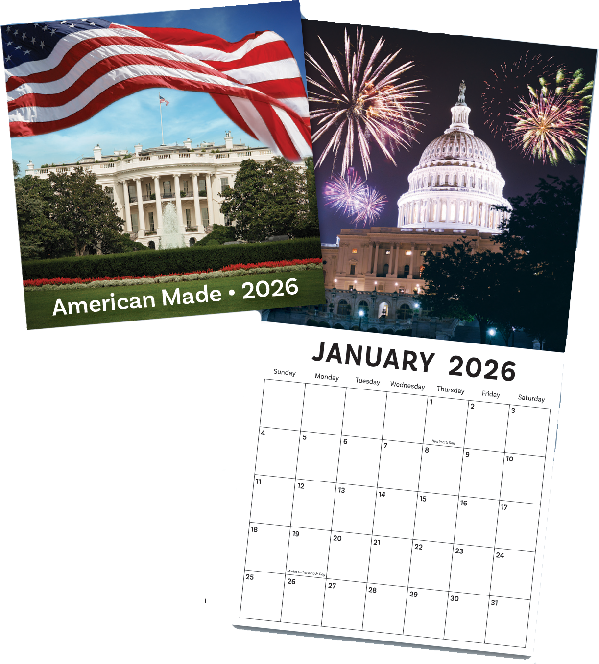 2026 USA Wall Calendar