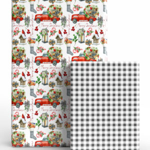 Farmhouse Christmas Jumbo Wrap